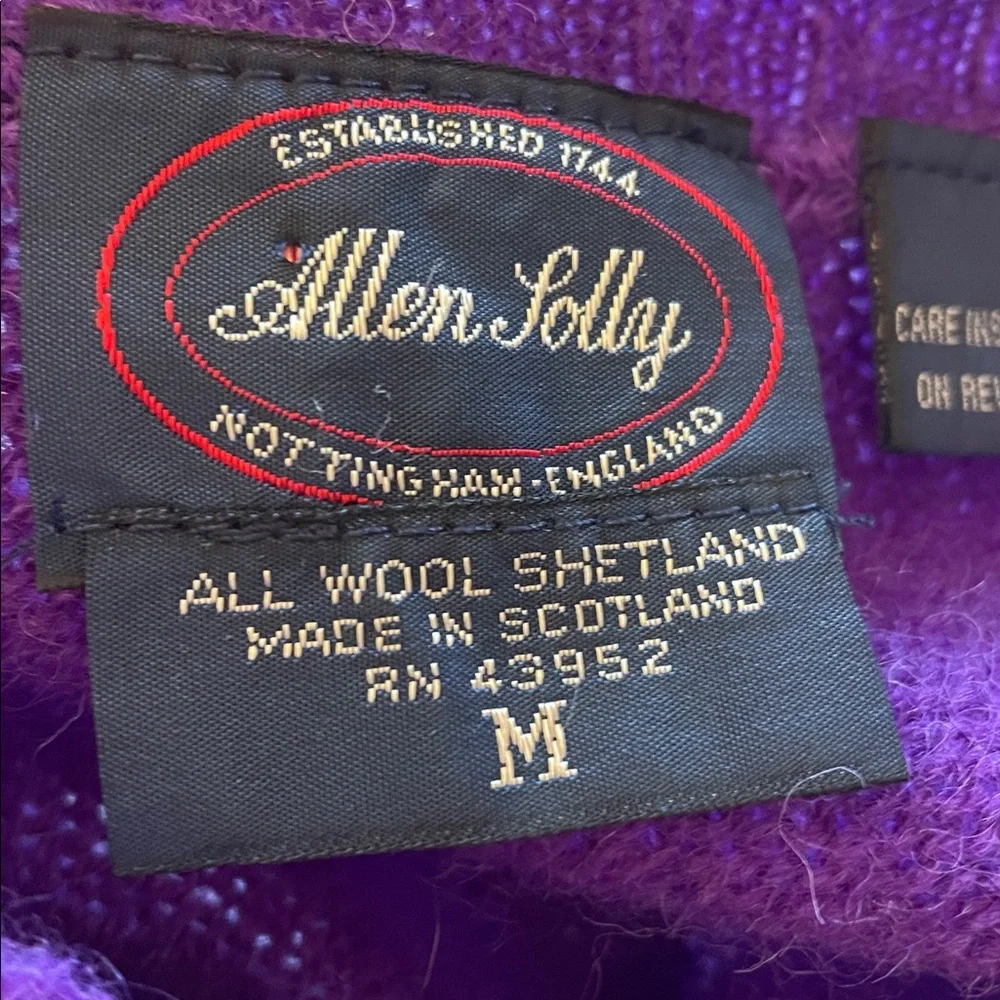 Allen Solly Shetland Wool Cardigan Sweater